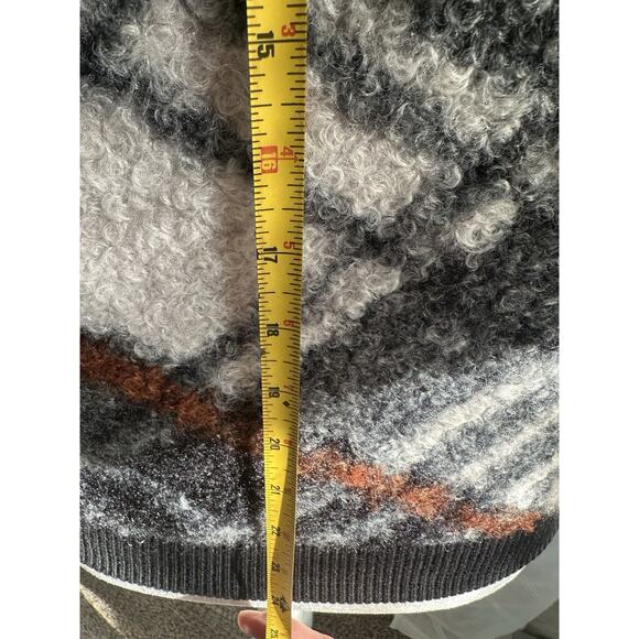 New Women Melloday Buffalo Plaid Faux Fur Double Breasted Coat Outerwear Jacket - Picture 6 of 8